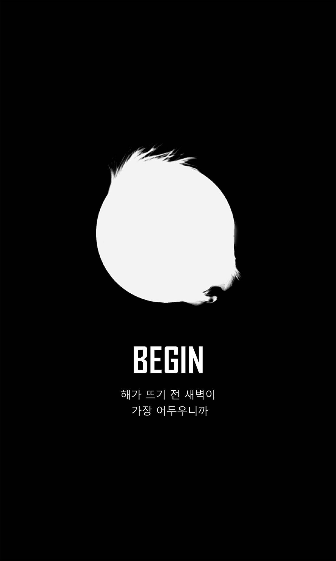 Begin BTS黑色美学 壁紙