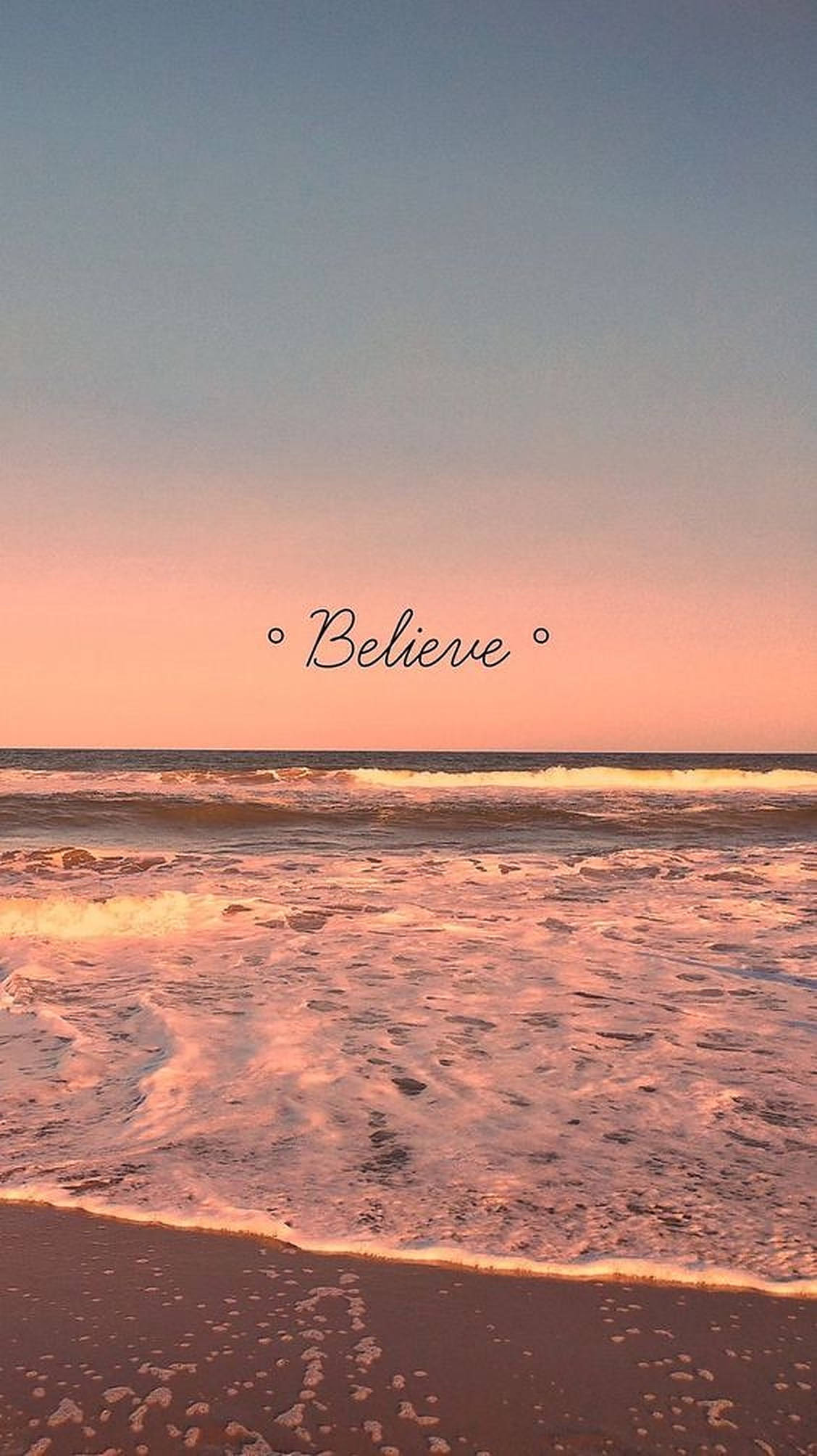 Believe iPhone 美學 壁紙