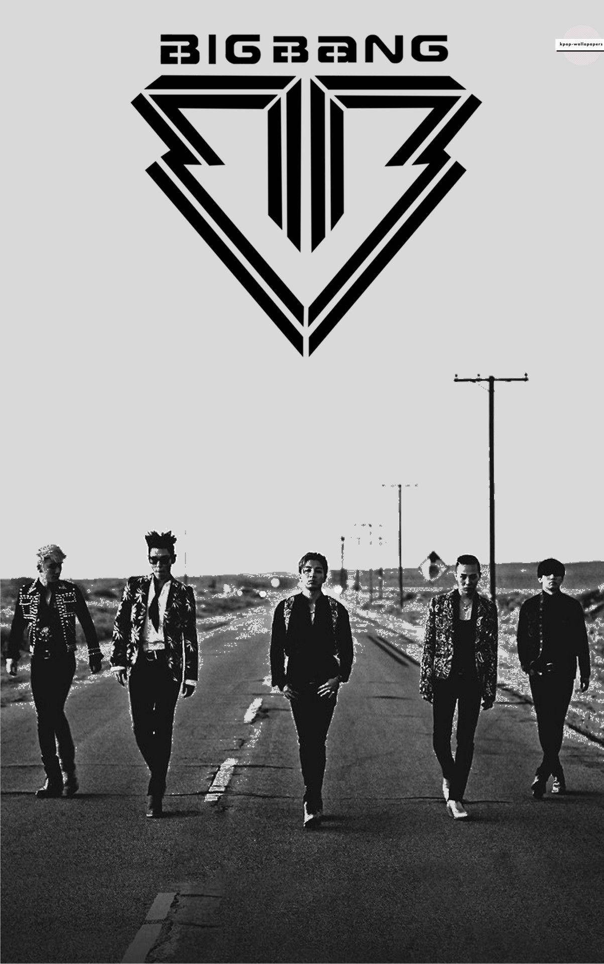 BIGBANG黑白海報 壁紙