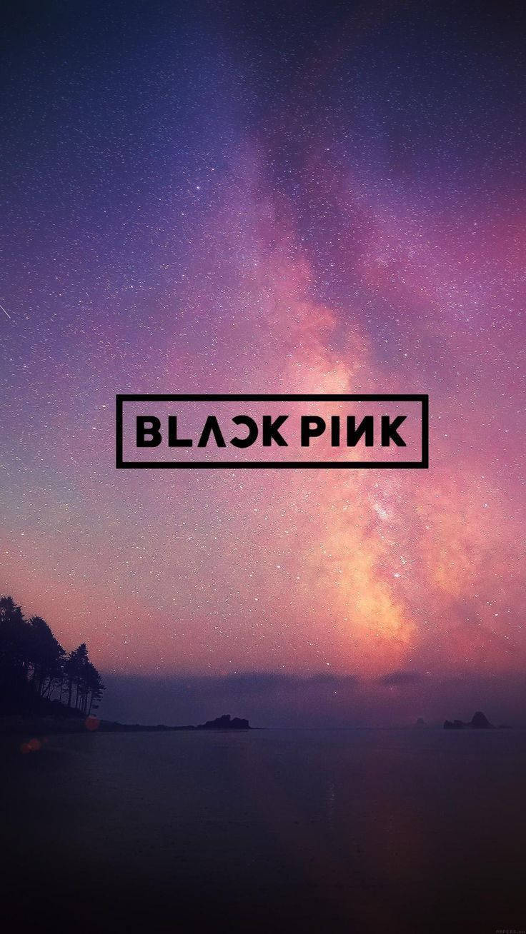 韓國流行天團Blackpink的未來感標誌 壁紙