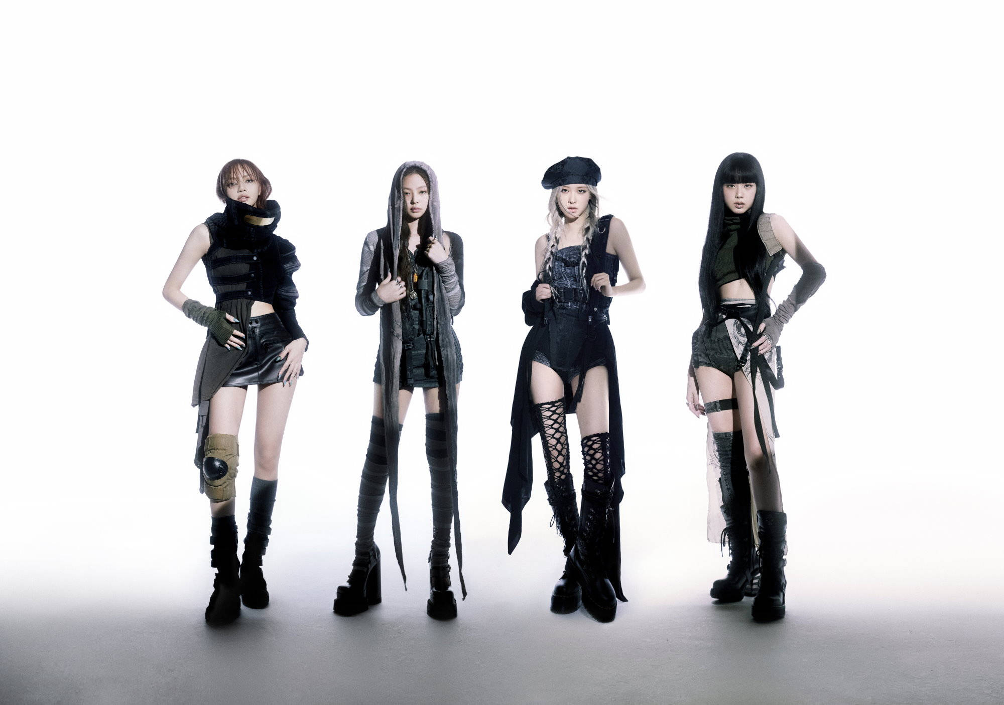 BLACKPINK黑色造型絕美桌布 壁紙