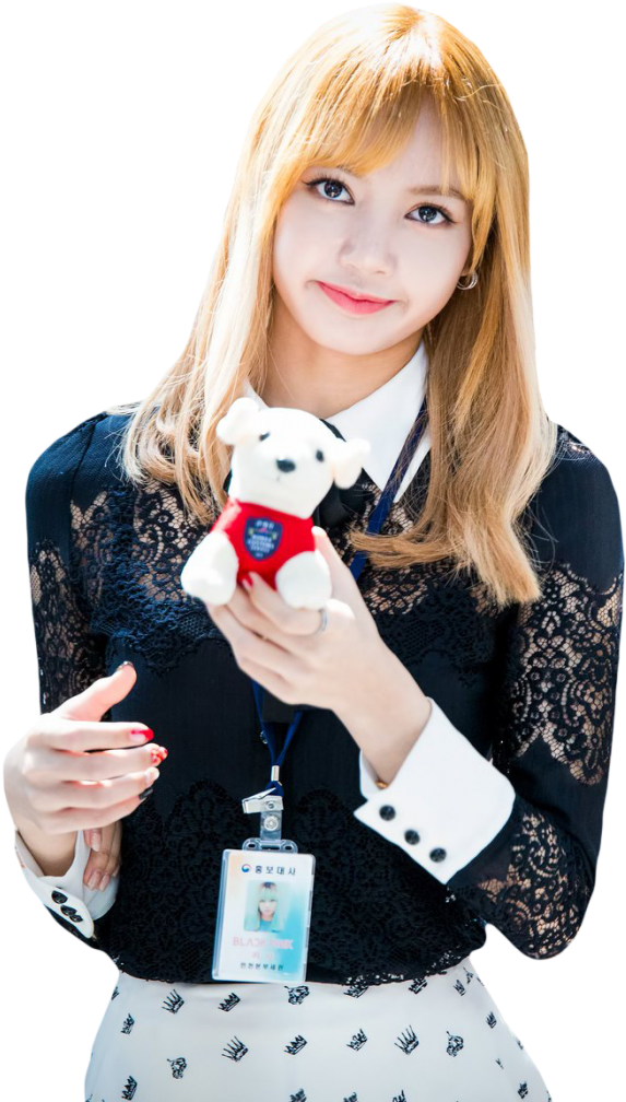 Blackpink 成員抱著泰迪熊 壁紙