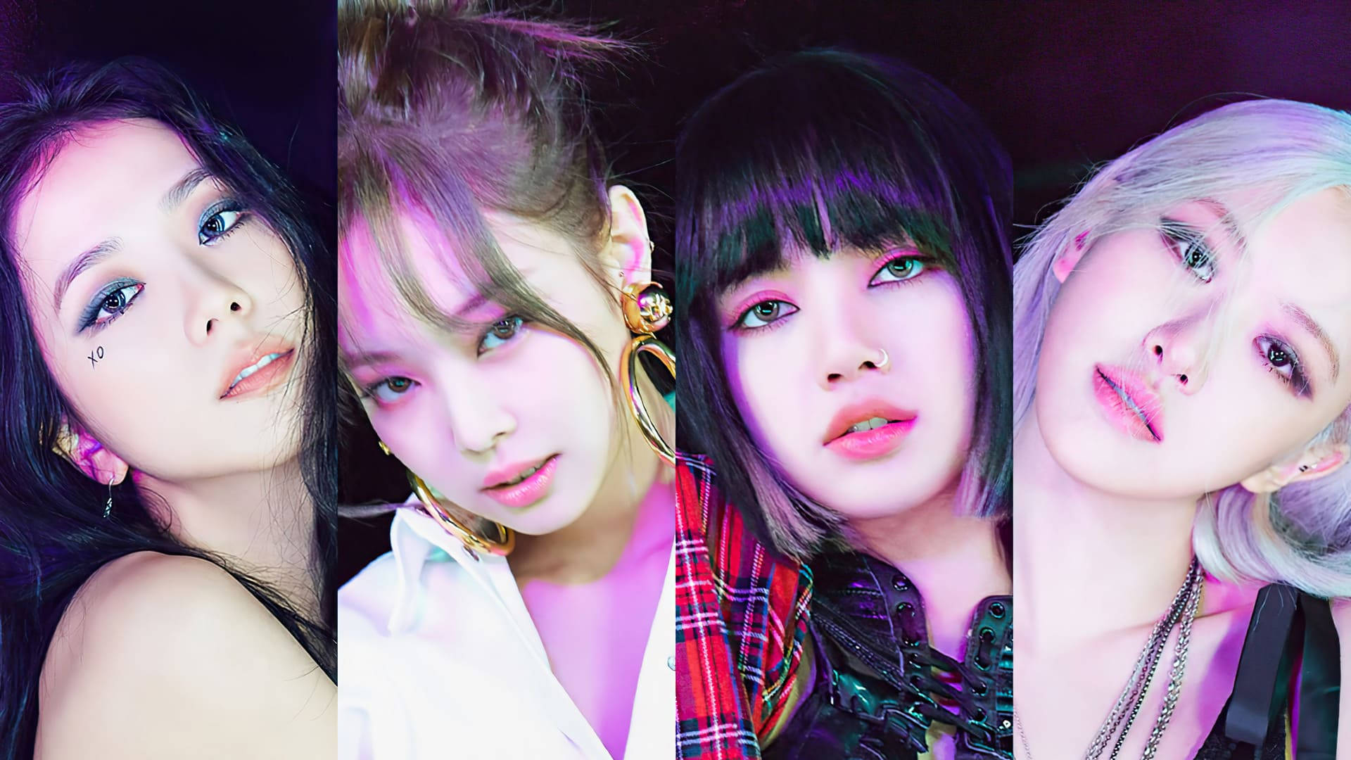 BLACKPINK 特寫拼貼桌布 壁紙