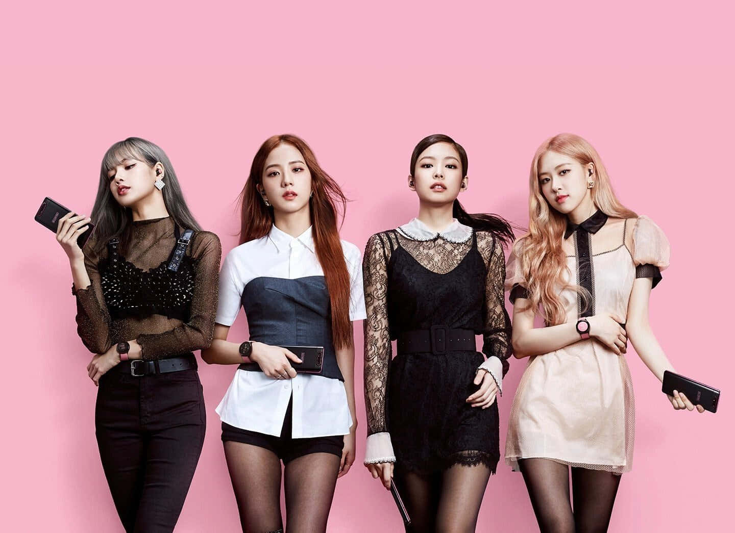 Blackpink 點亮夜晚。 壁紙