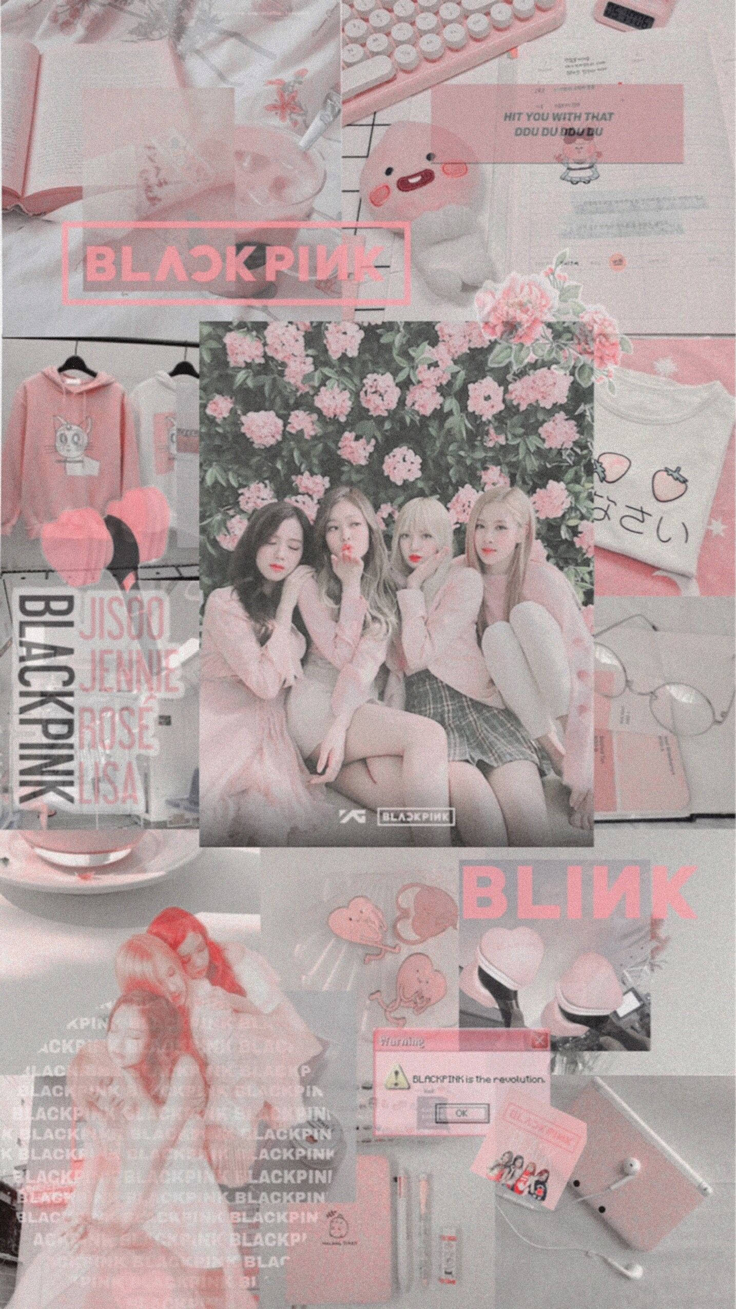 可愛粉紅BLACKPINK美學 壁紙