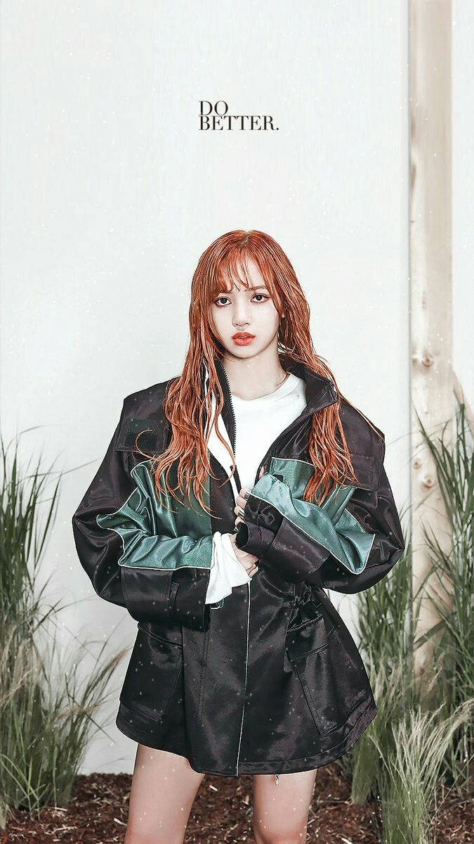 BLACKPINK Lisa 展現個人風格 壁紙