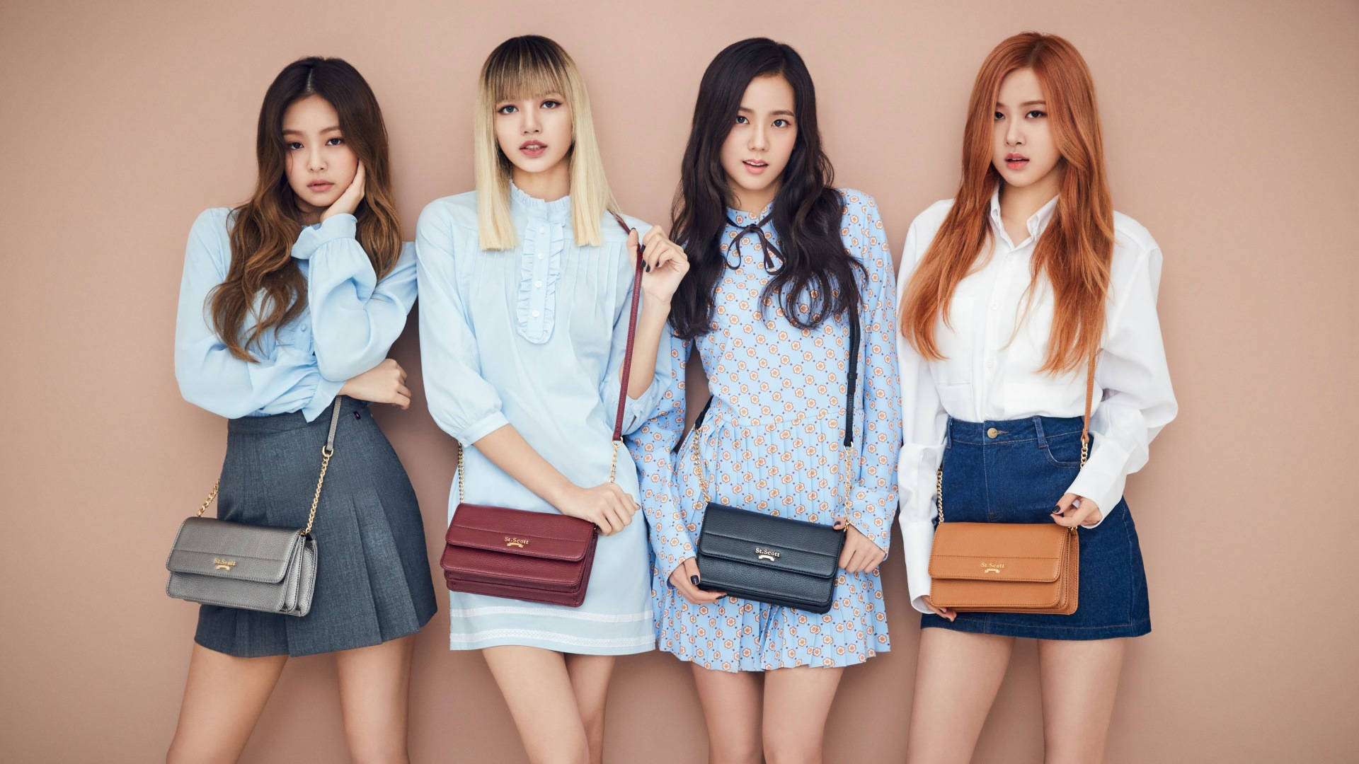 BLACKPINK 米色造型驚豔全場 壁紙