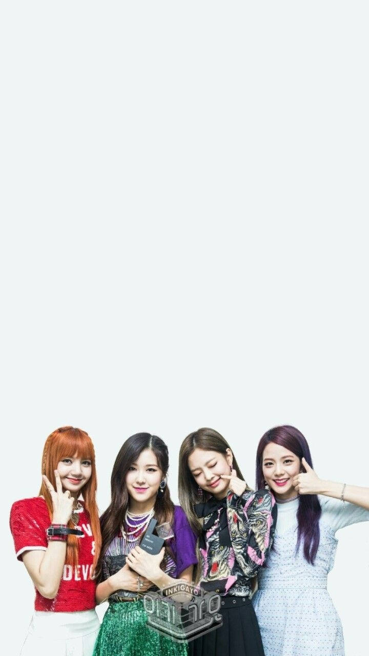 BLACKPINK 成員白色負空間 壁紙