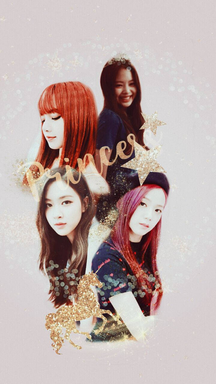 Blackpink 成員金色公主 壁紙