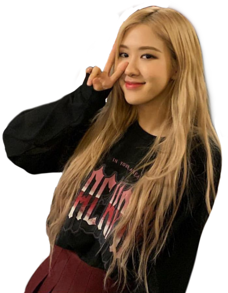 BLACKPINK 成員比出勝利手勢 壁紙