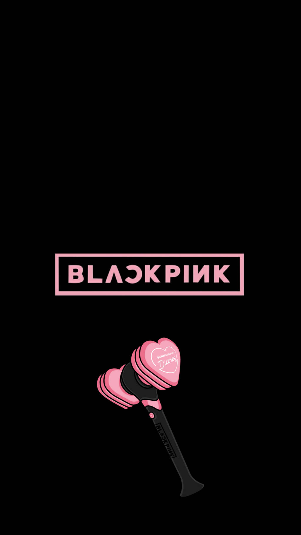 BLACKPINK 標誌搭配 Bi Ping Bong 壁紙