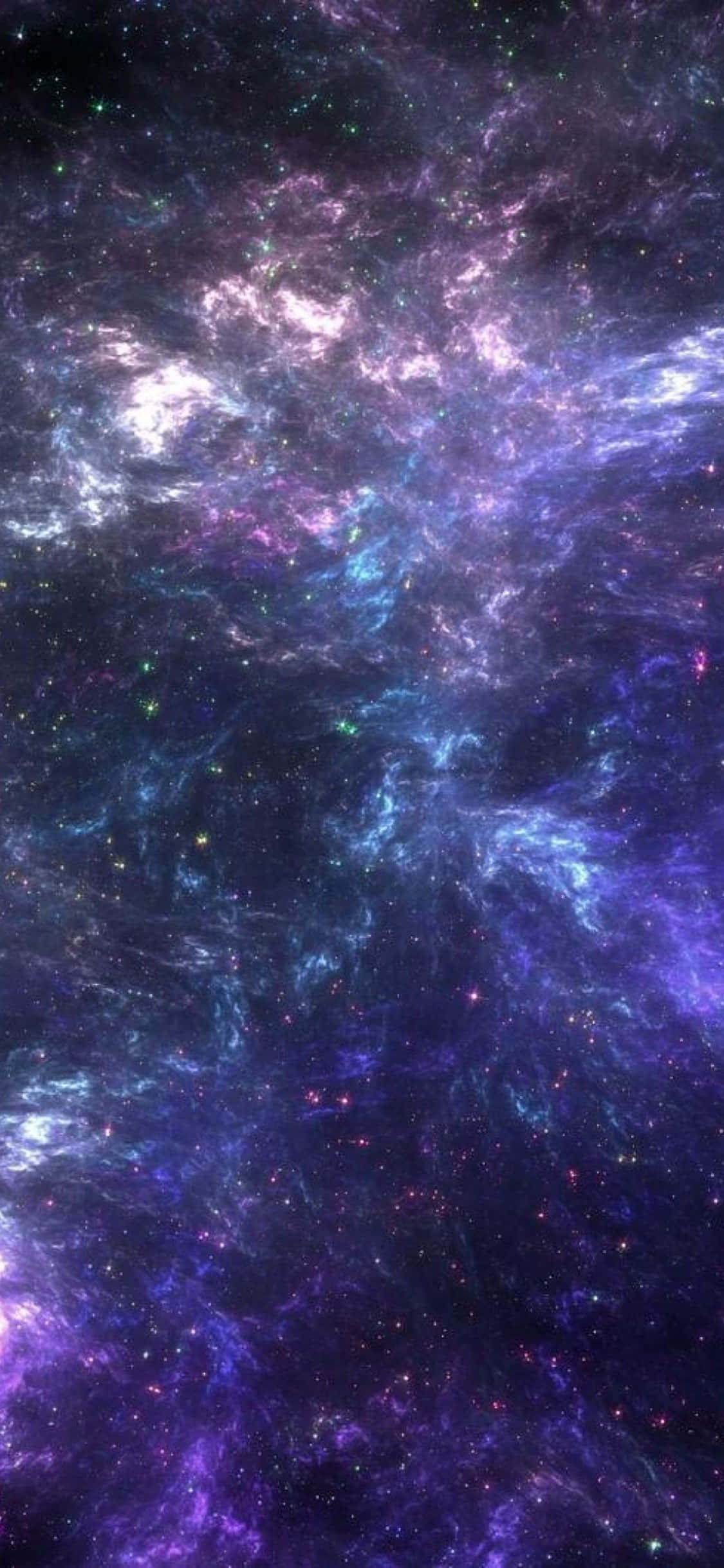 星際探索之美在於Blue Galaxy iPhone所代表的無限可能。 壁紙