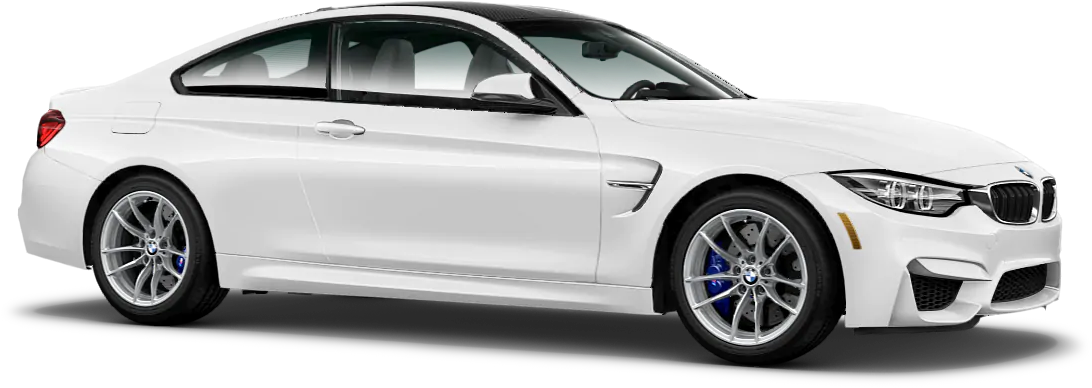 白色BMW 4系双门轿跑车侧视图 壁紙