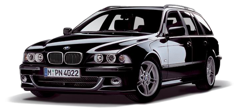 黑色BMW 5系列E39旅行版 壁紙