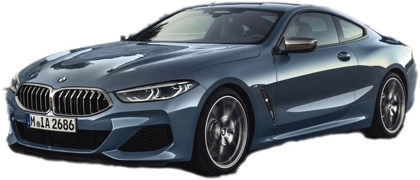 BMW 8系列雙門轎跑側視圖 壁紙