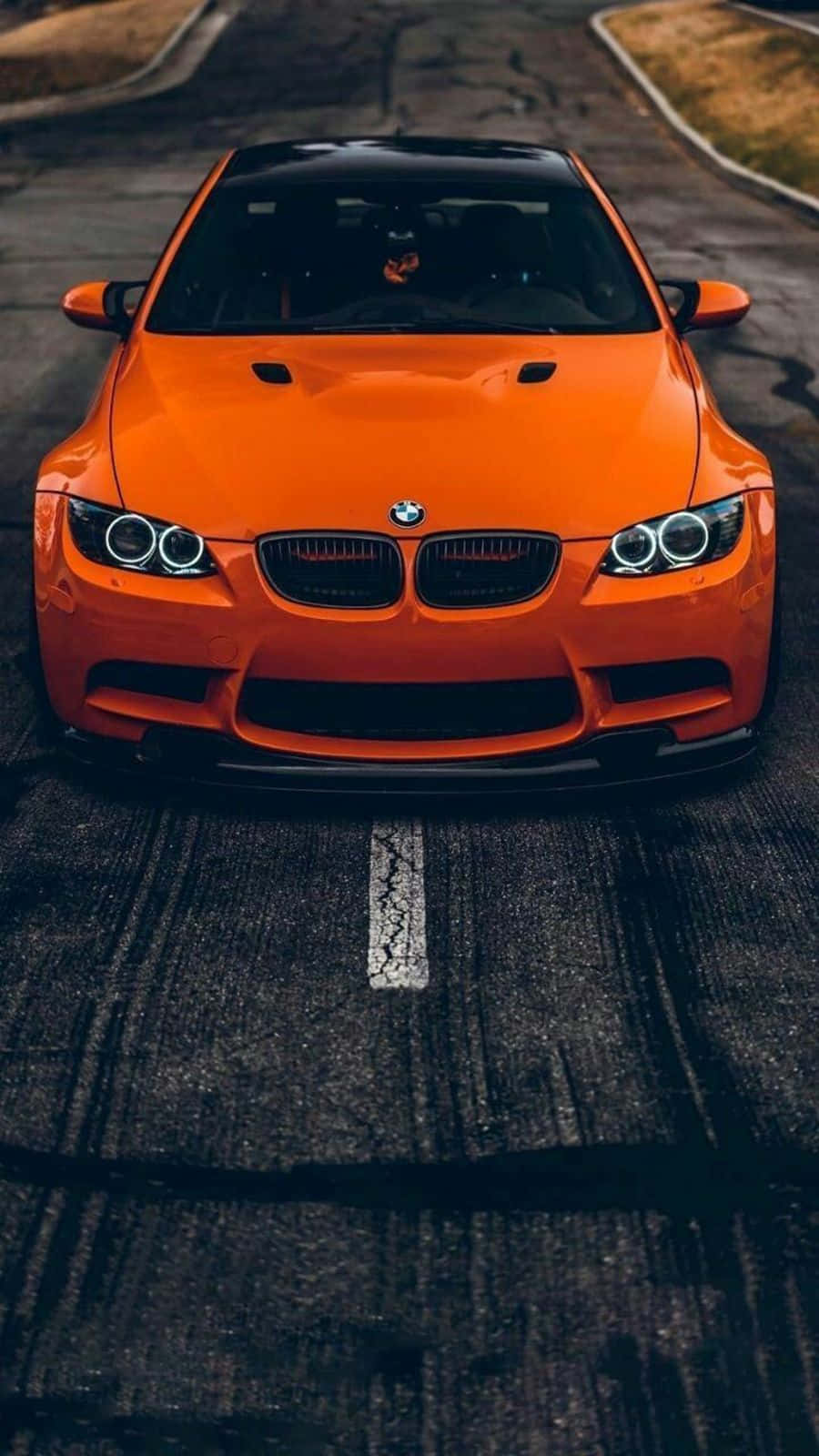 酷橘色BMW 壁紙