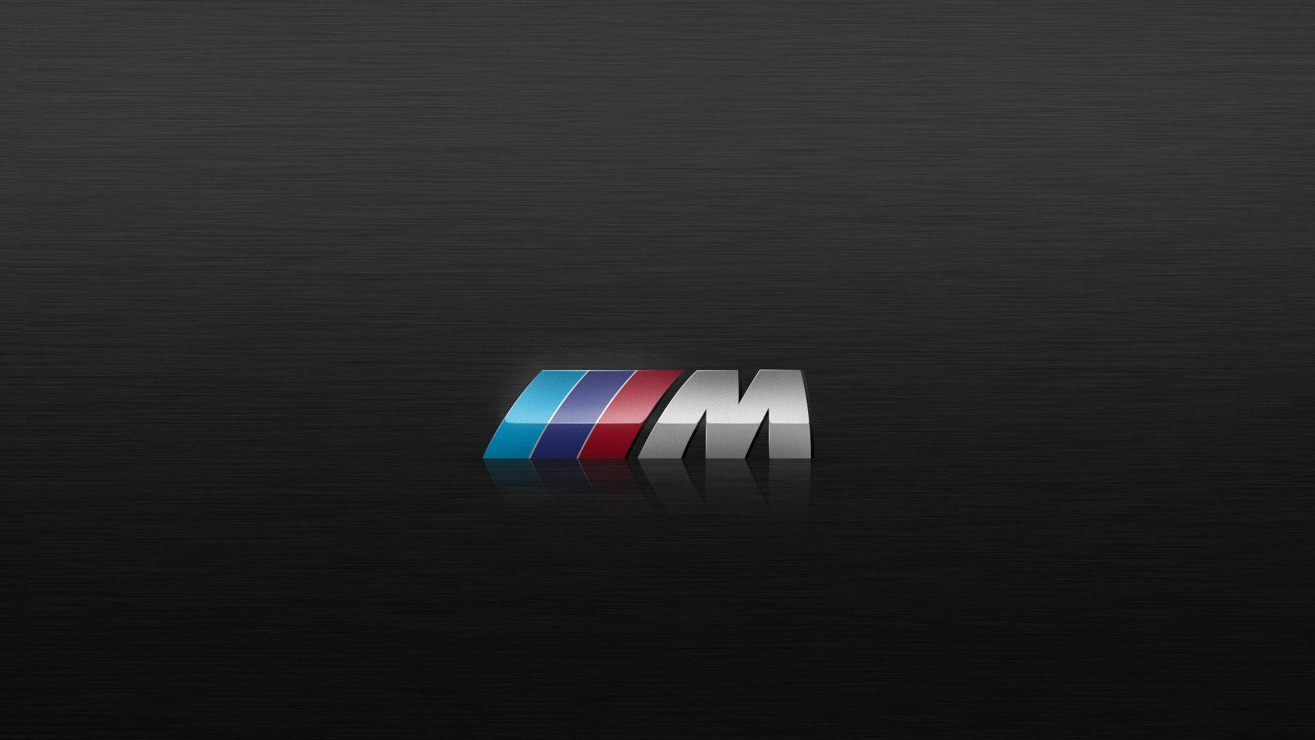 BMW M 標誌黑色木紋 壁紙