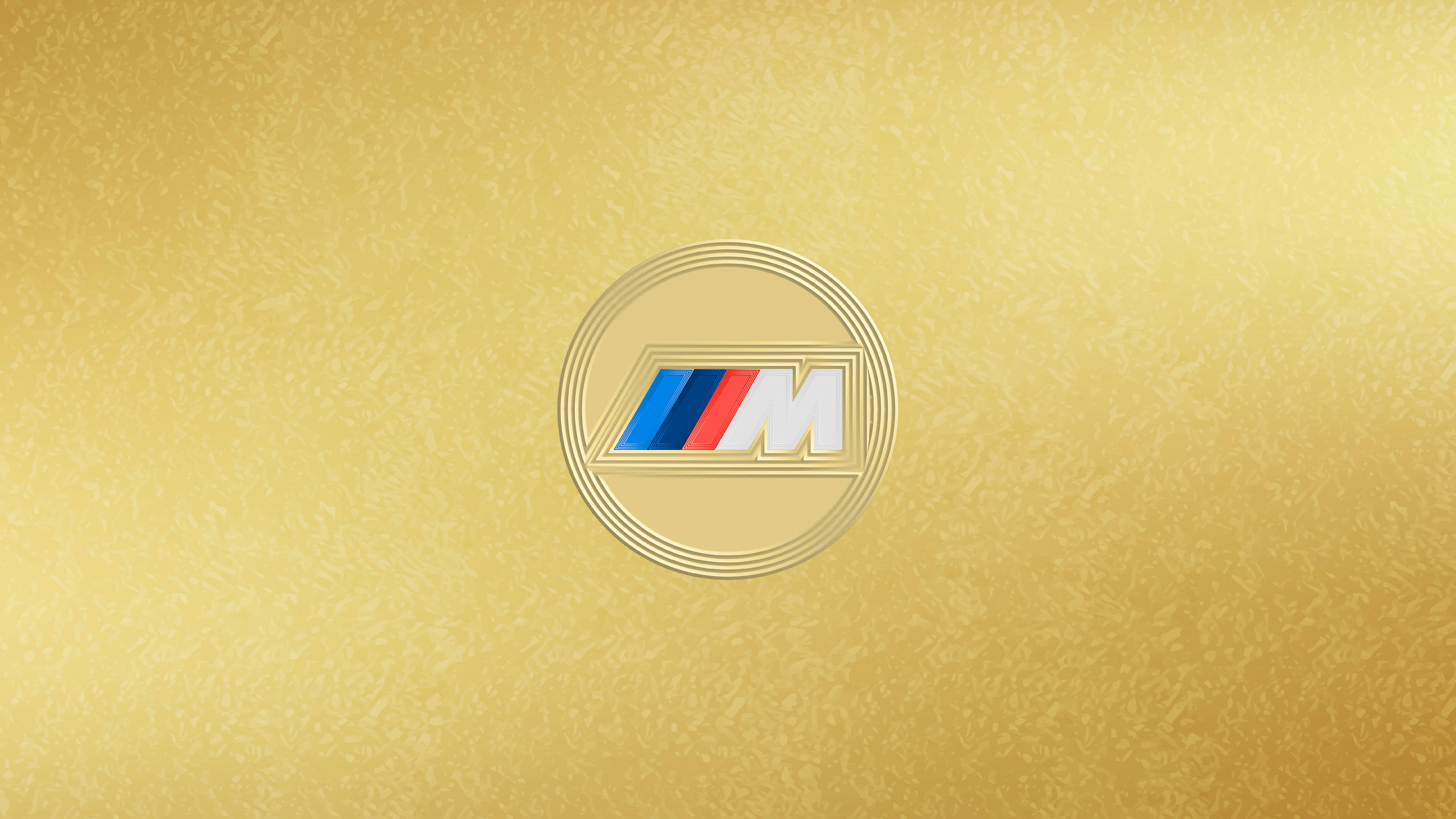 BMW M 標誌金色 壁紙