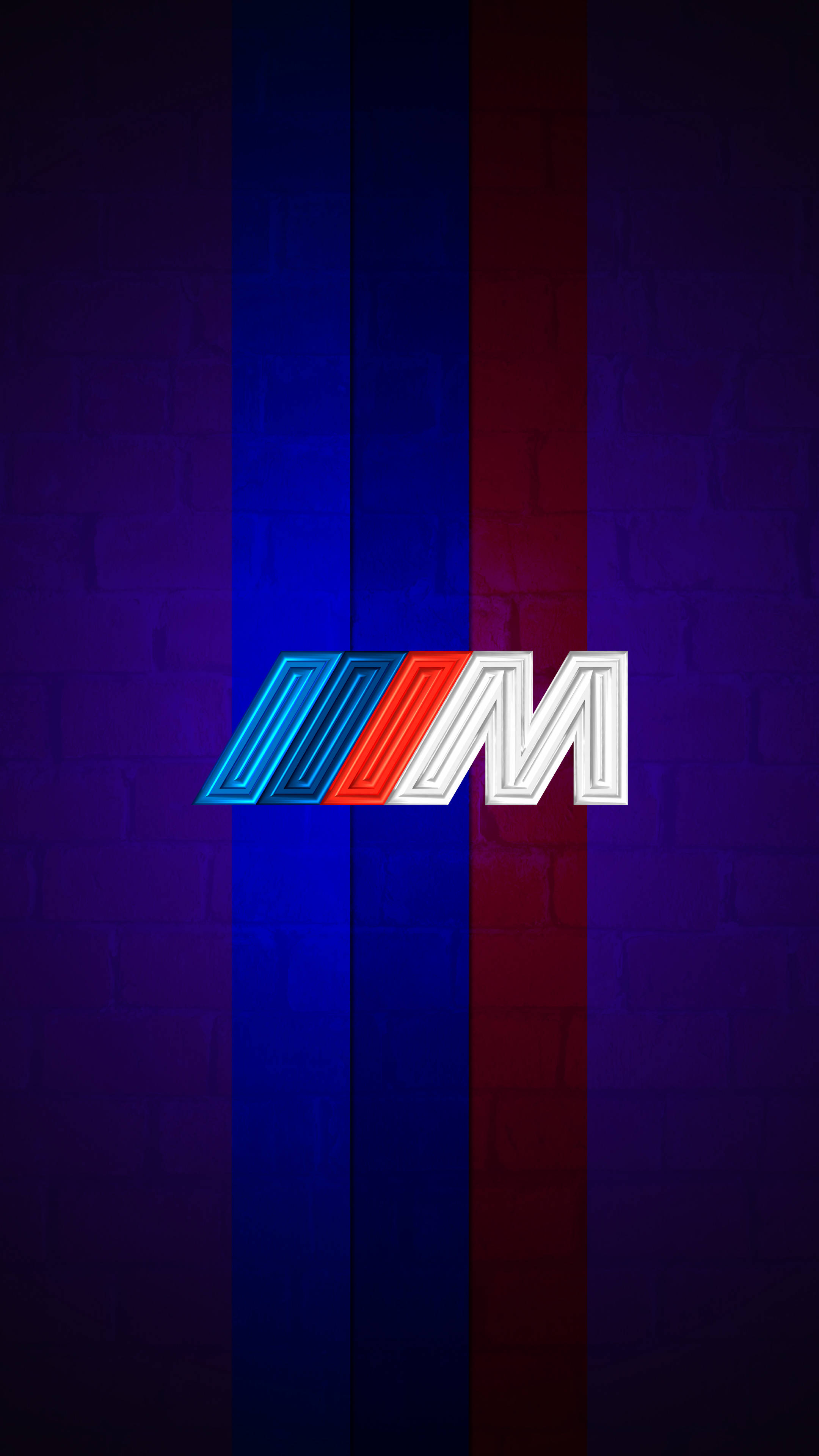 紫色条纹BMW M标志 壁紙