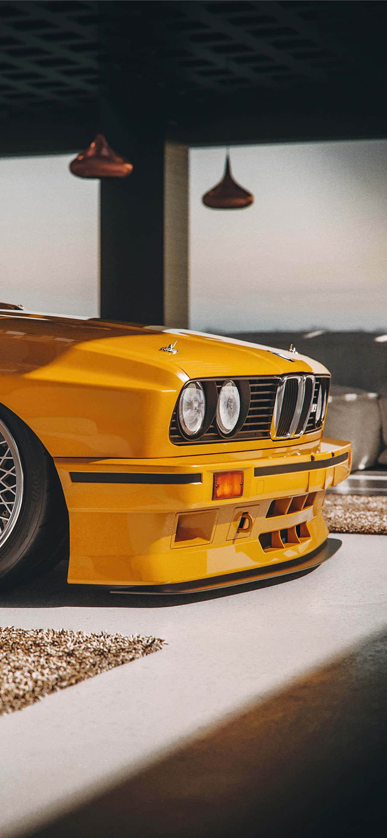 BMW 引擎蓋與保險桿背景 壁紙