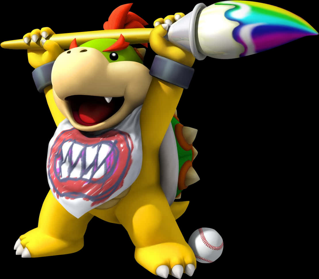 Bowser_棒球_狂暴 壁紙