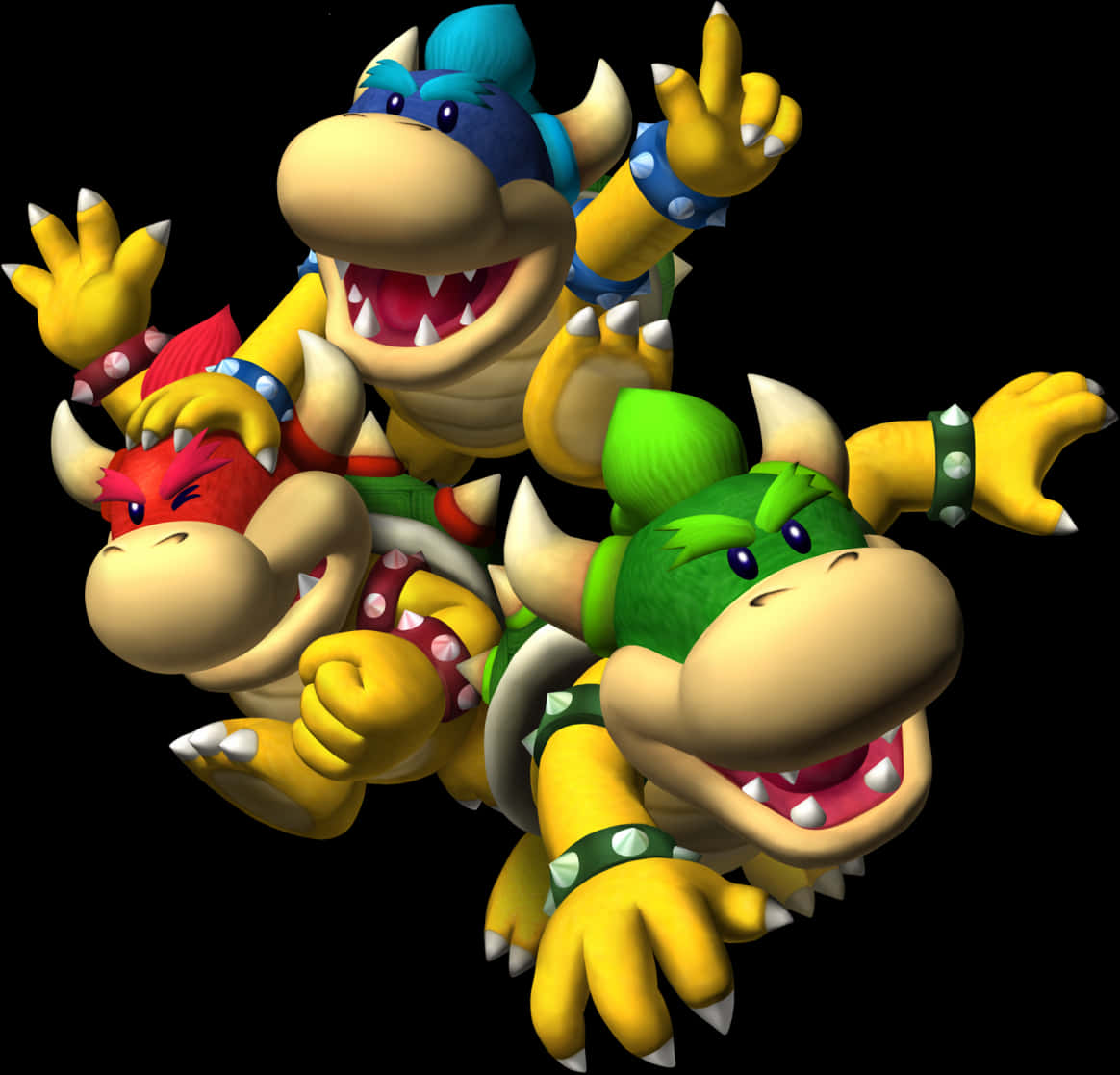 Bowser 與庫巴七人眾動畫角色 壁紙