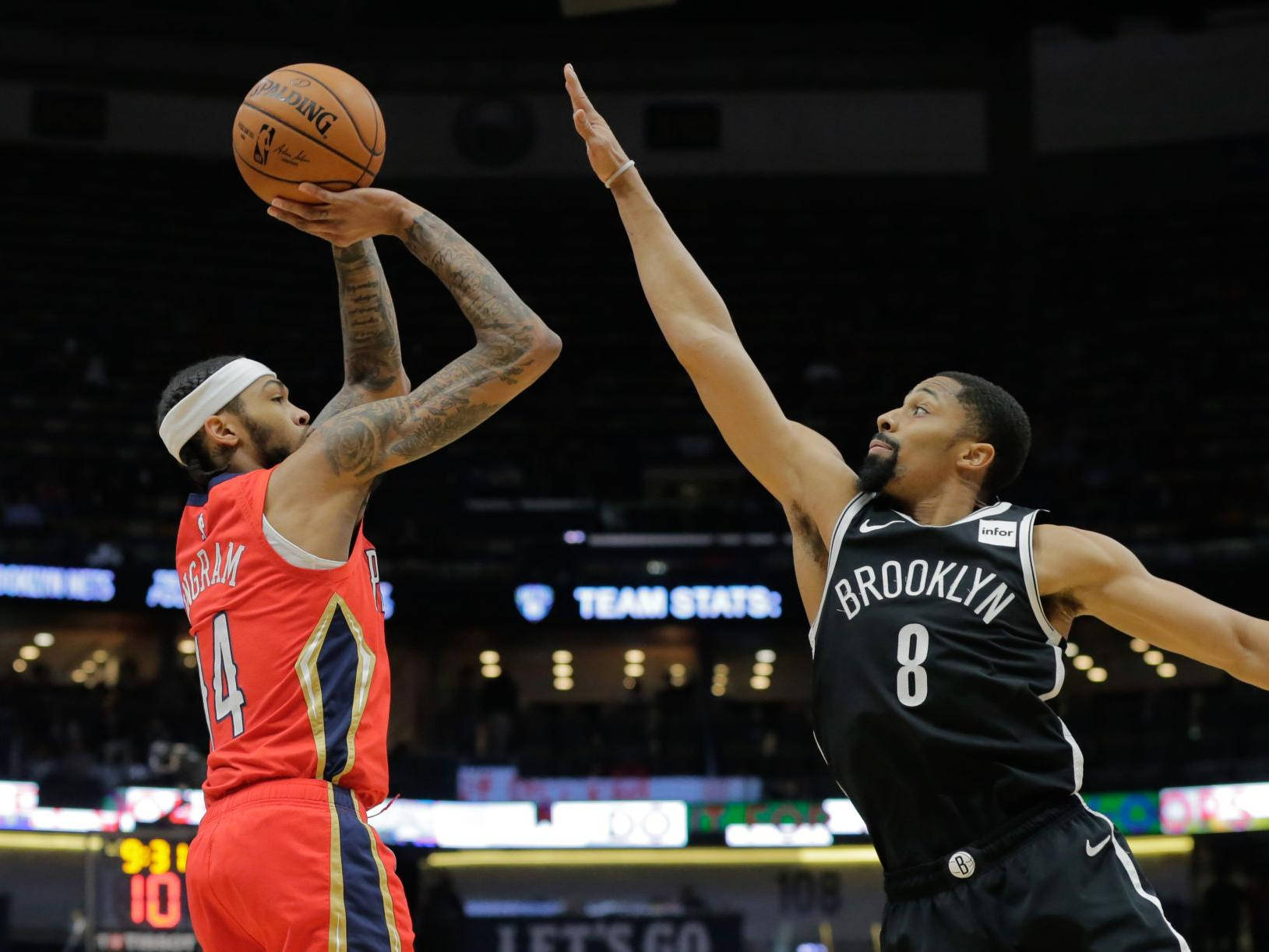 Brandon Ingram 與 Spencer Dinwiddie 壁紙