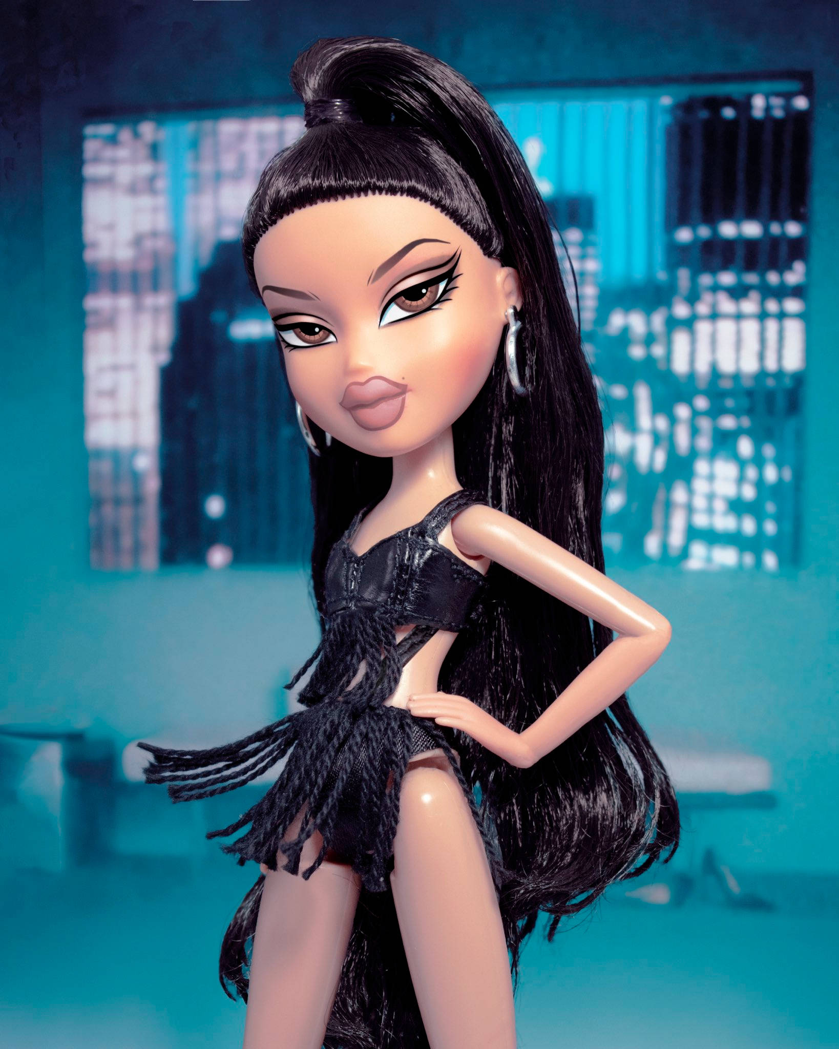 Bratz 風格超模黑色造型 壁紙