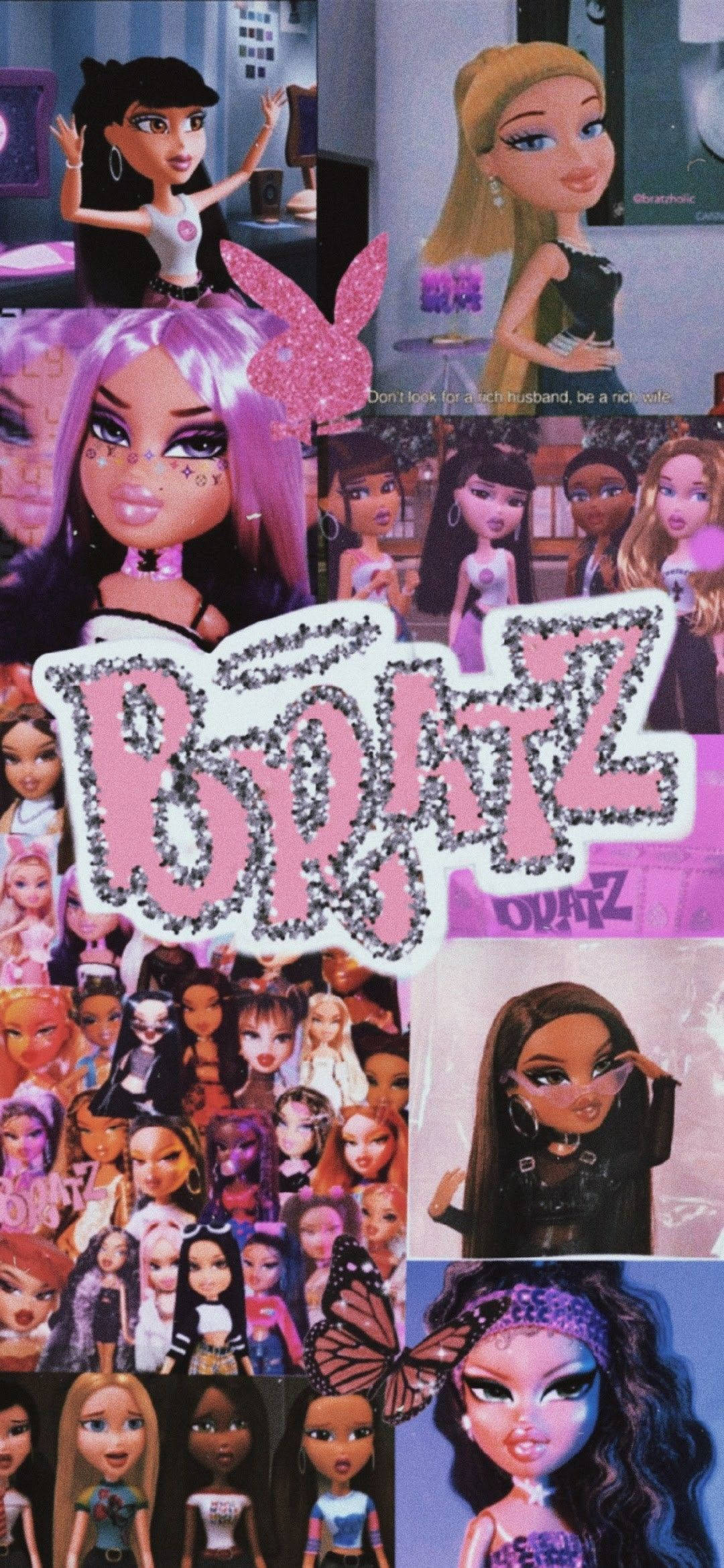 Bratz娃娃照片拼貼 壁紙