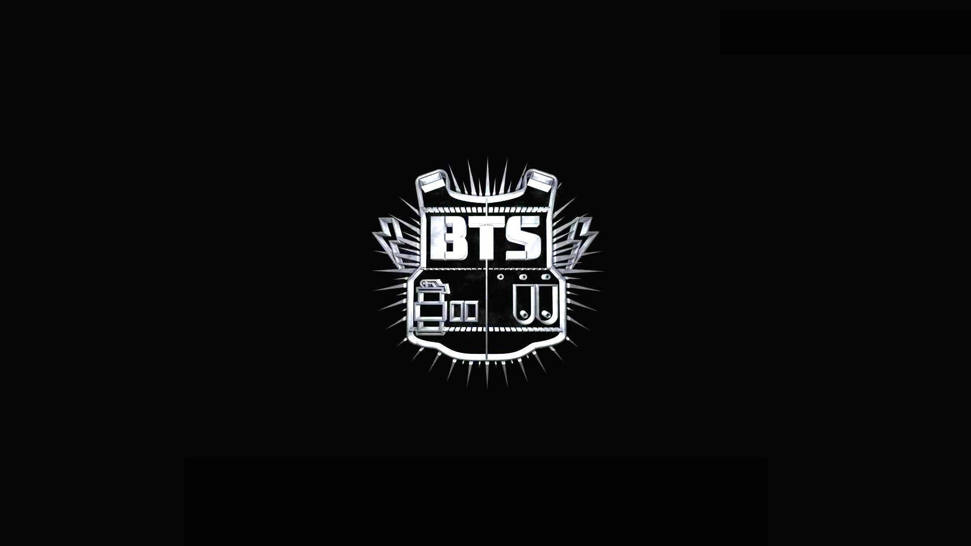 BTS 防彈背心標誌筆電桌布 壁紙