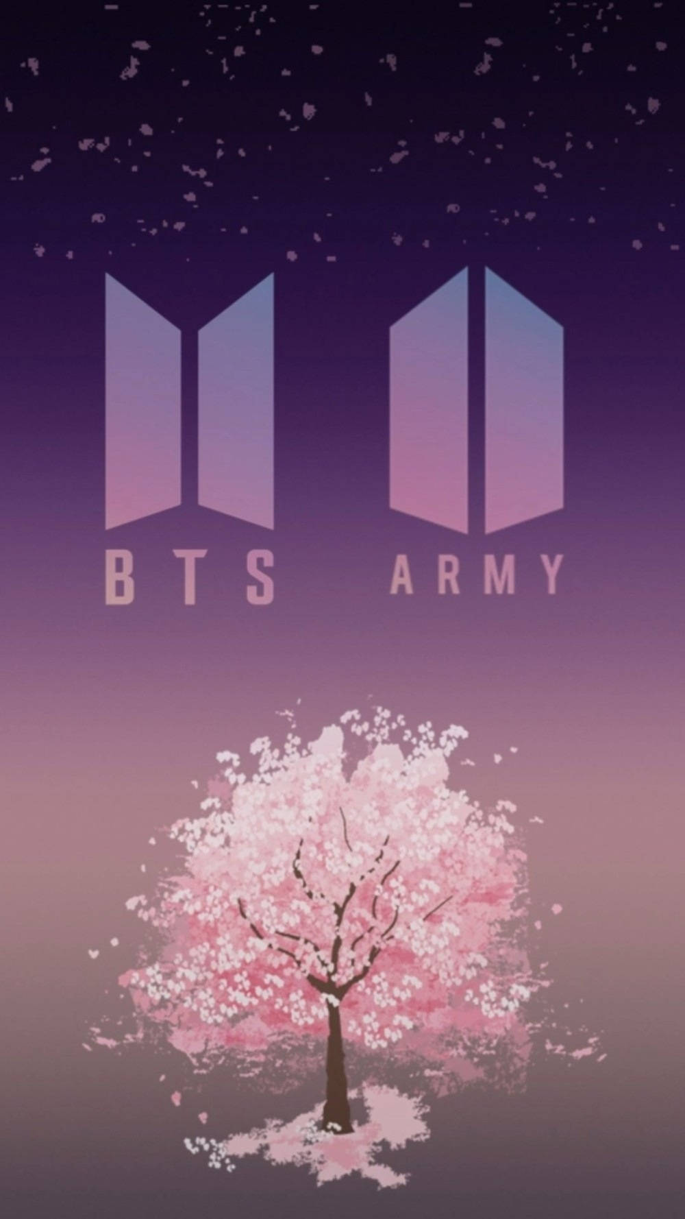 BTS ARMY 紫色標誌美學