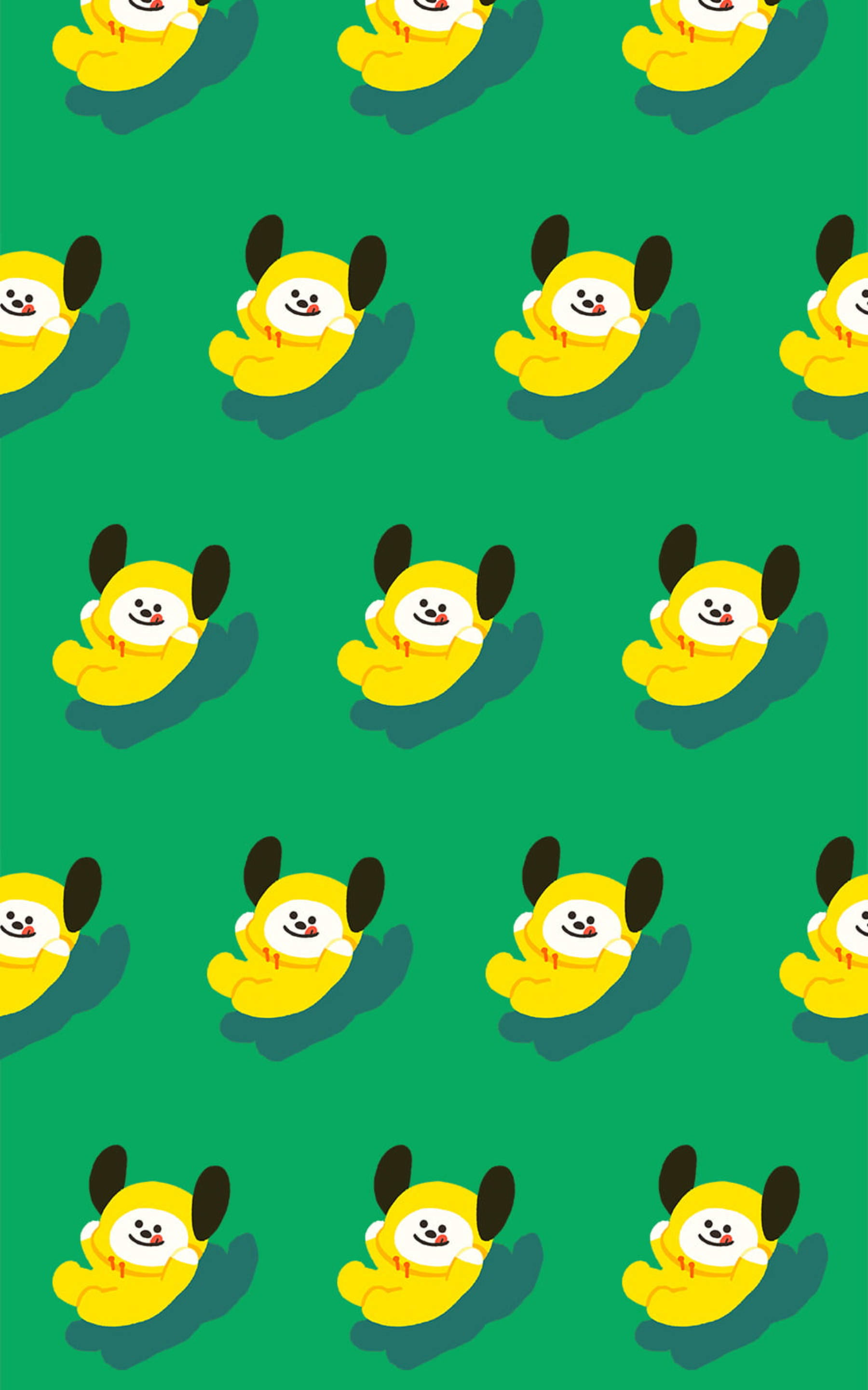 BTS BT21 Chimmy 圖案桌布 壁紙