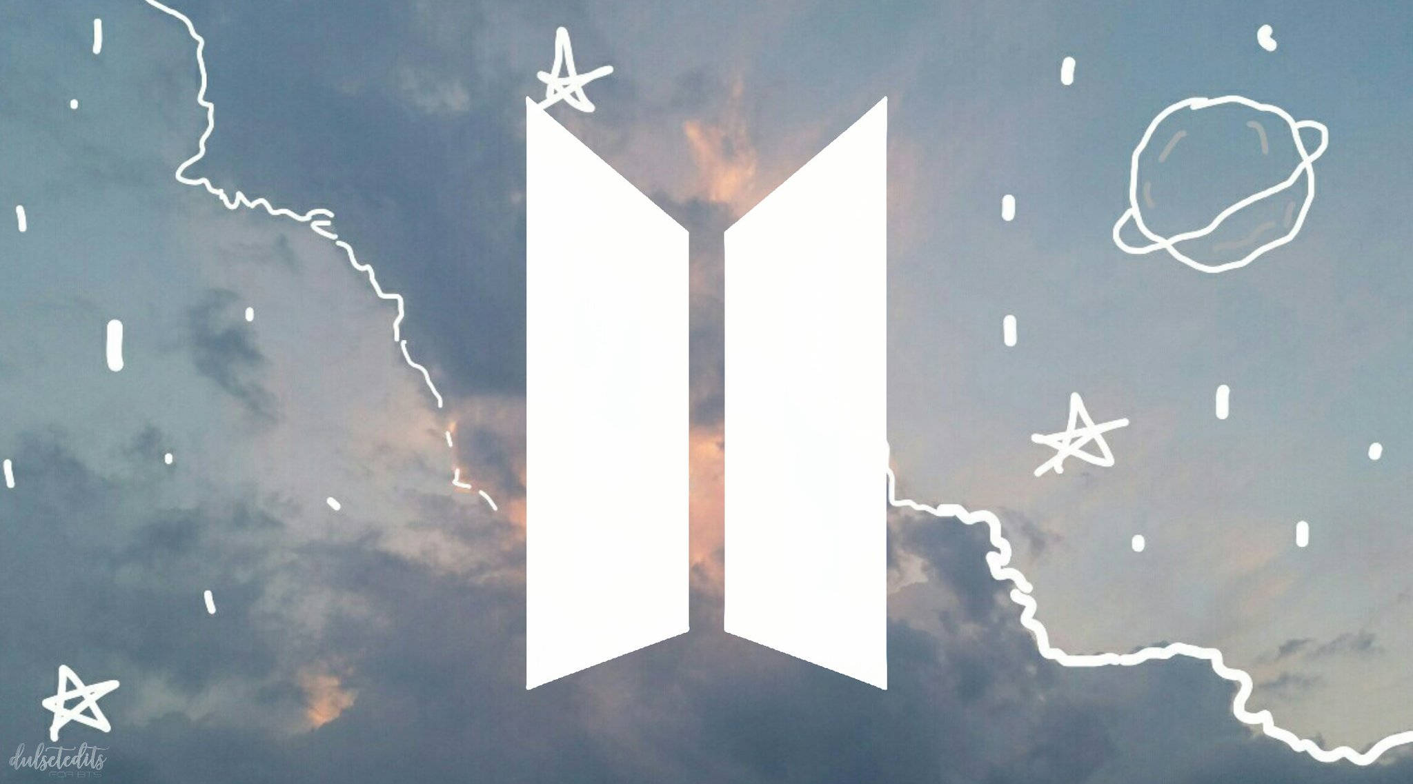 BTS 标志可爱美学 壁紙