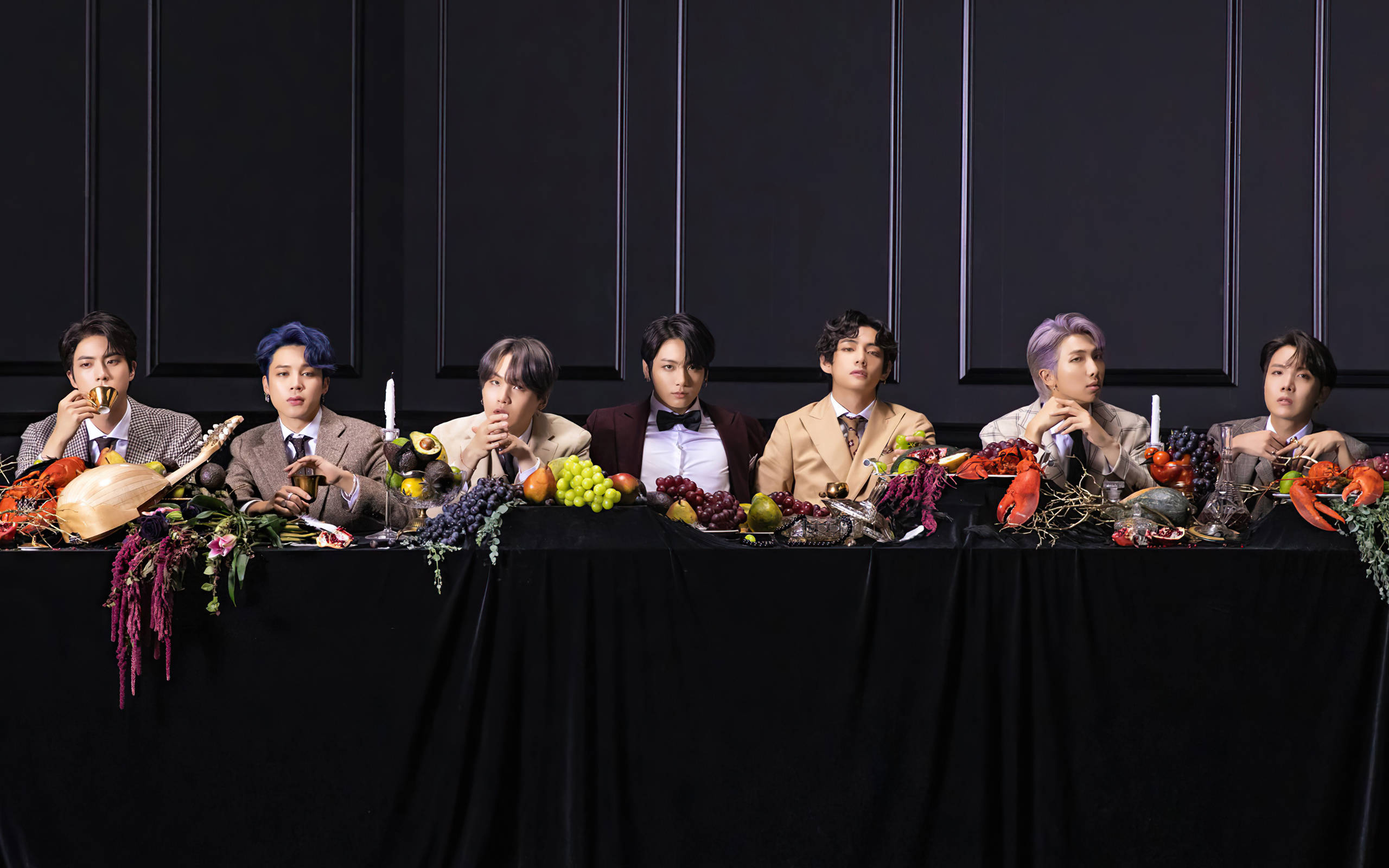 BTS 團體合照 Dionysus 壁紙