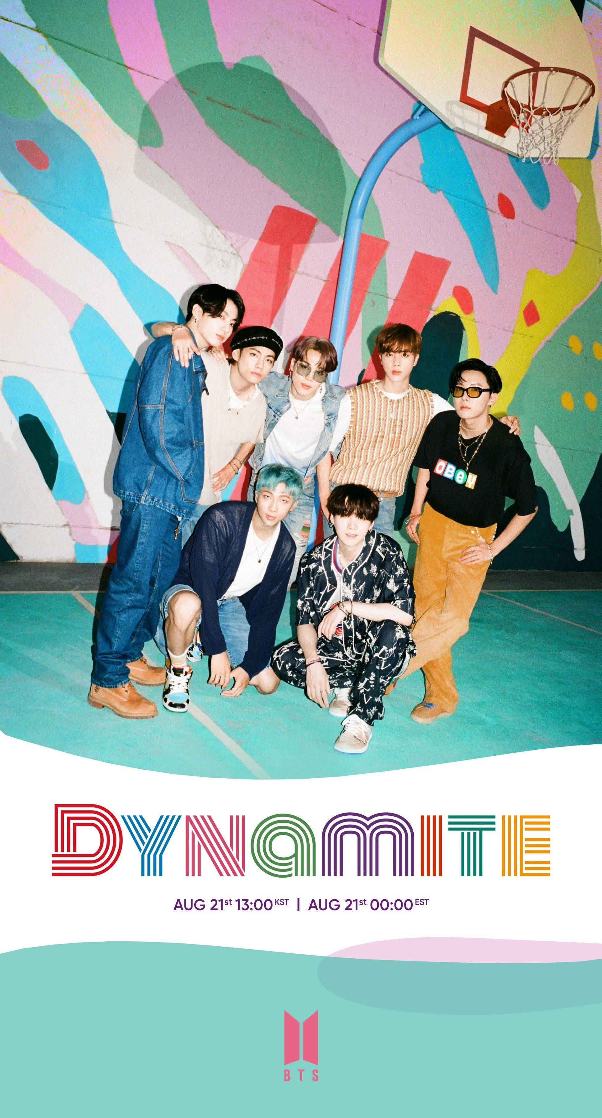 BTS Dynamite 官方發行日期 壁紙