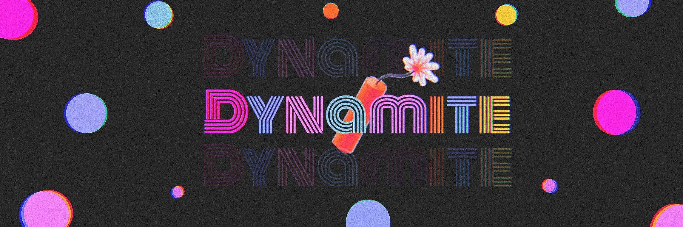 BTS《Dynamite》花朵筆電桌布 壁紙