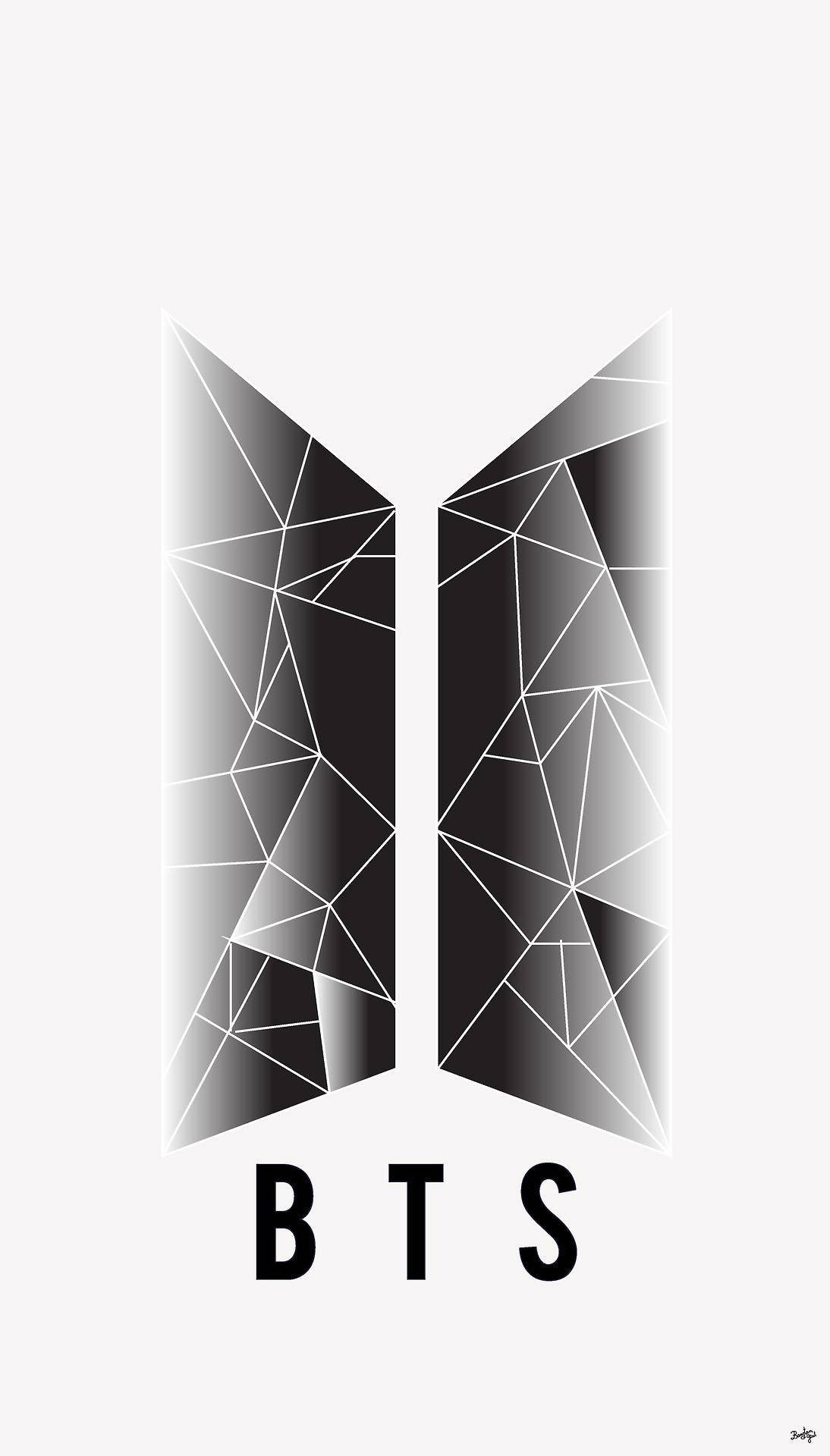 抽象BTS標誌 壁紙