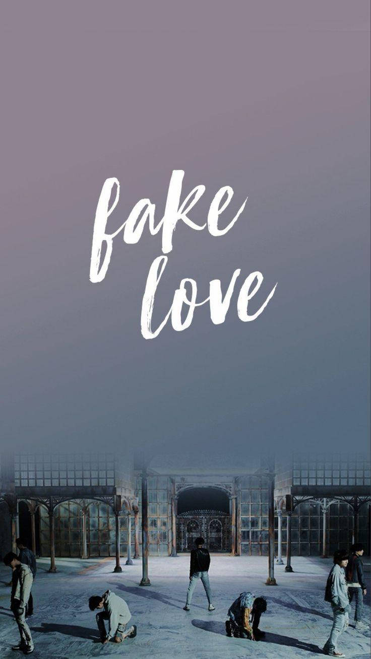 BTS Fake Love 漸層褪色 壁紙