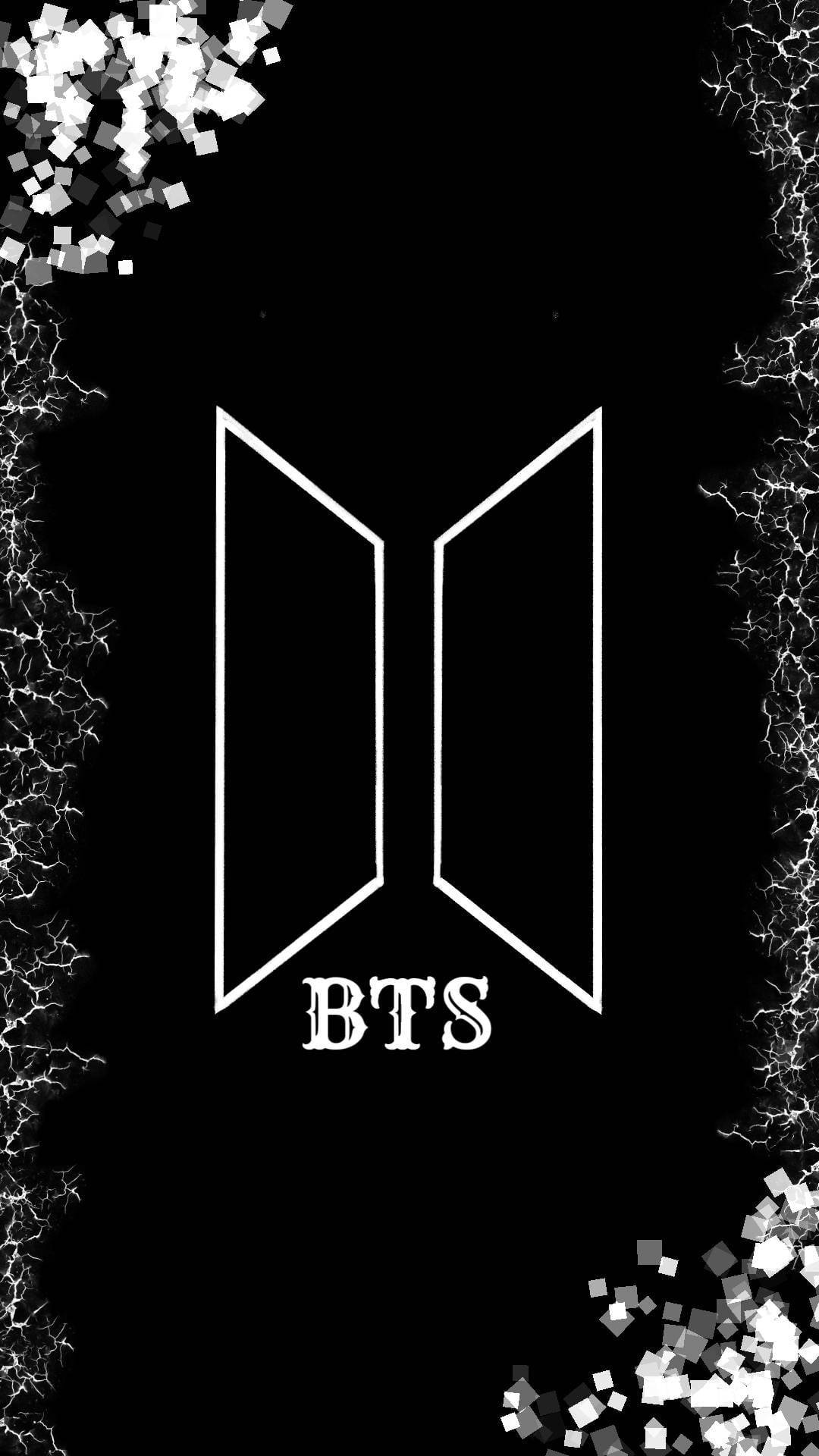 BTS 黑色美学标志 壁紙