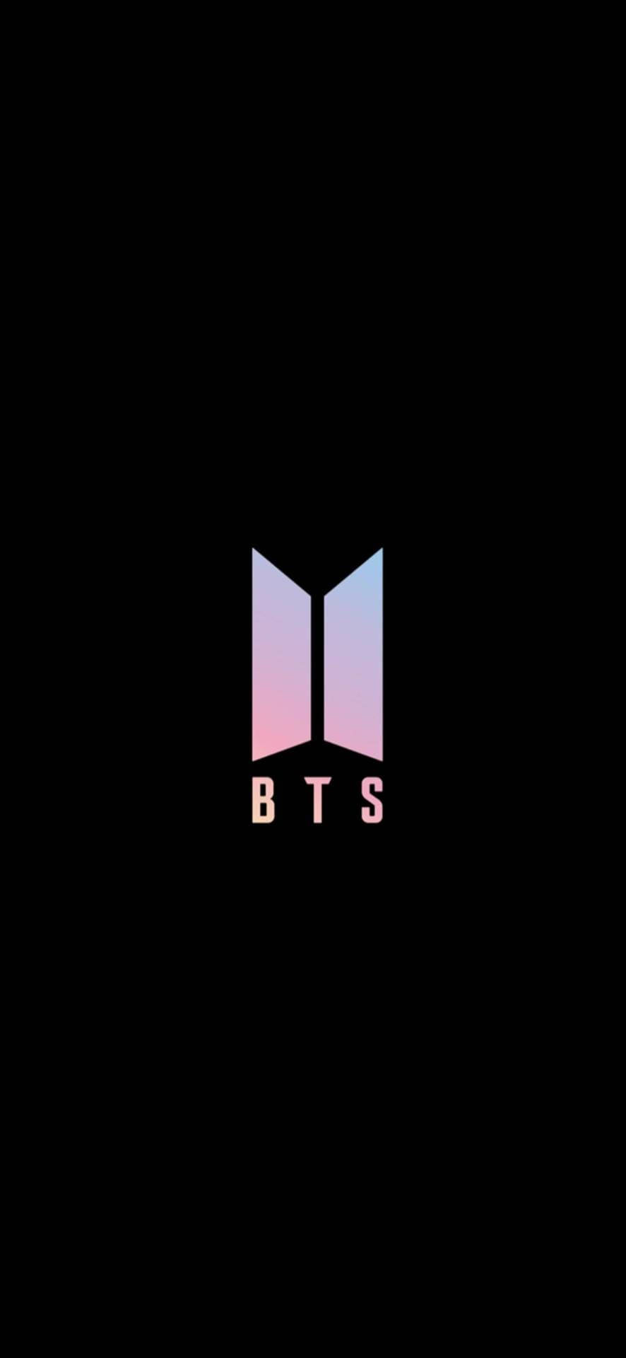 极简粉红BTS标志 壁紙