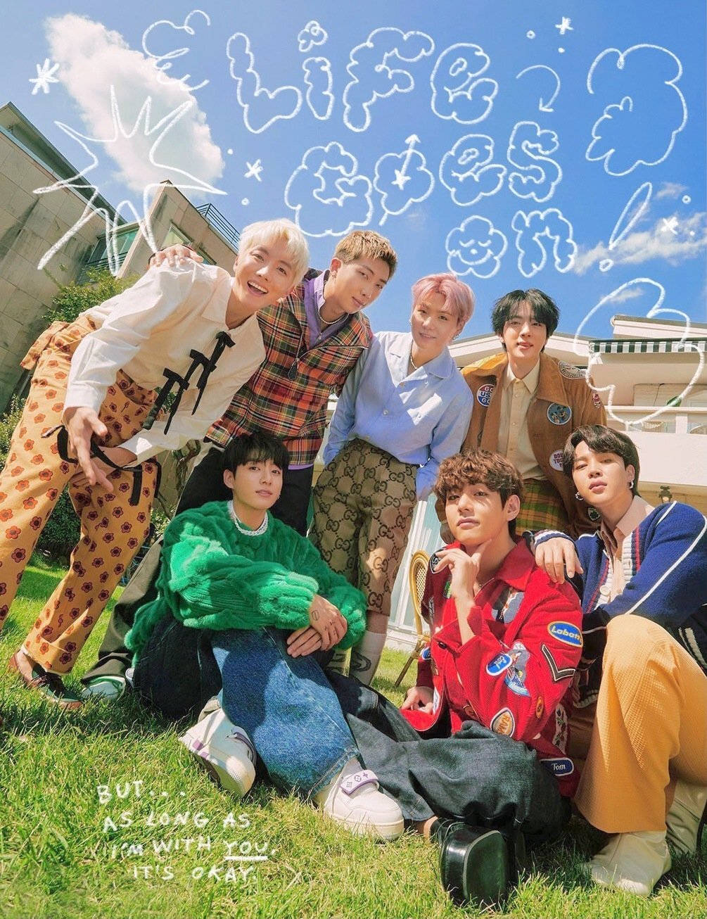 BTS Life Goes On 成員