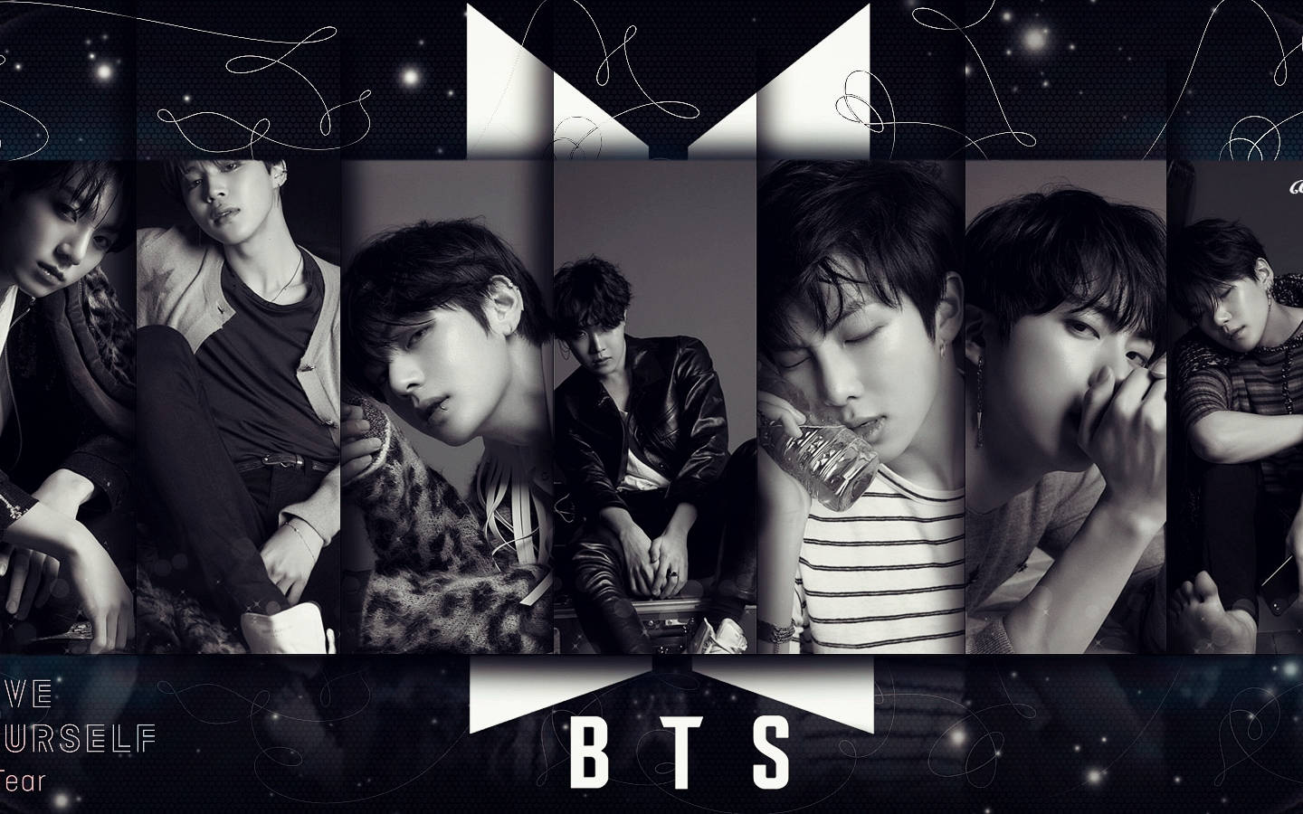 BTS Logo 於 Love Yourself Tear 壁紙