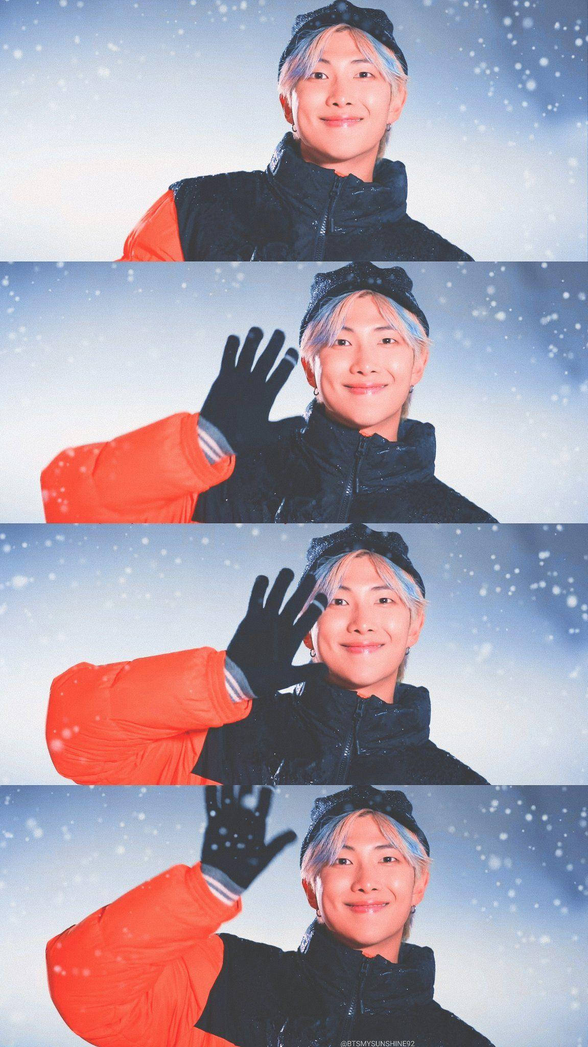 BTS RM 2020冬季 壁紙