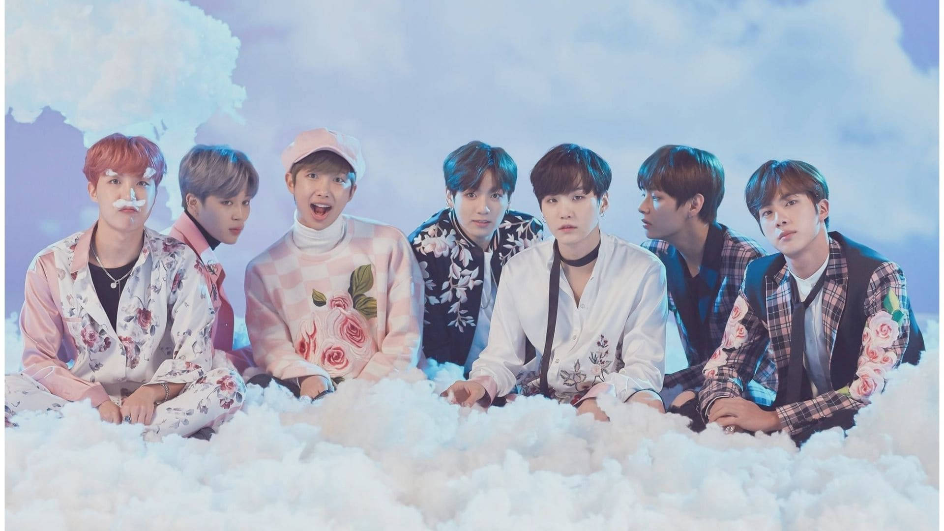 BTS 假雪桌面壁纸 壁紙