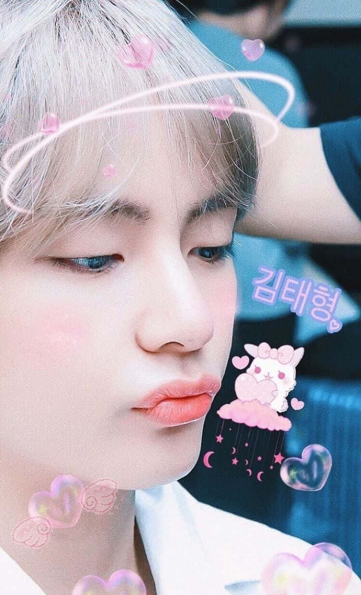 BTS V 展現獨特風格 壁紙