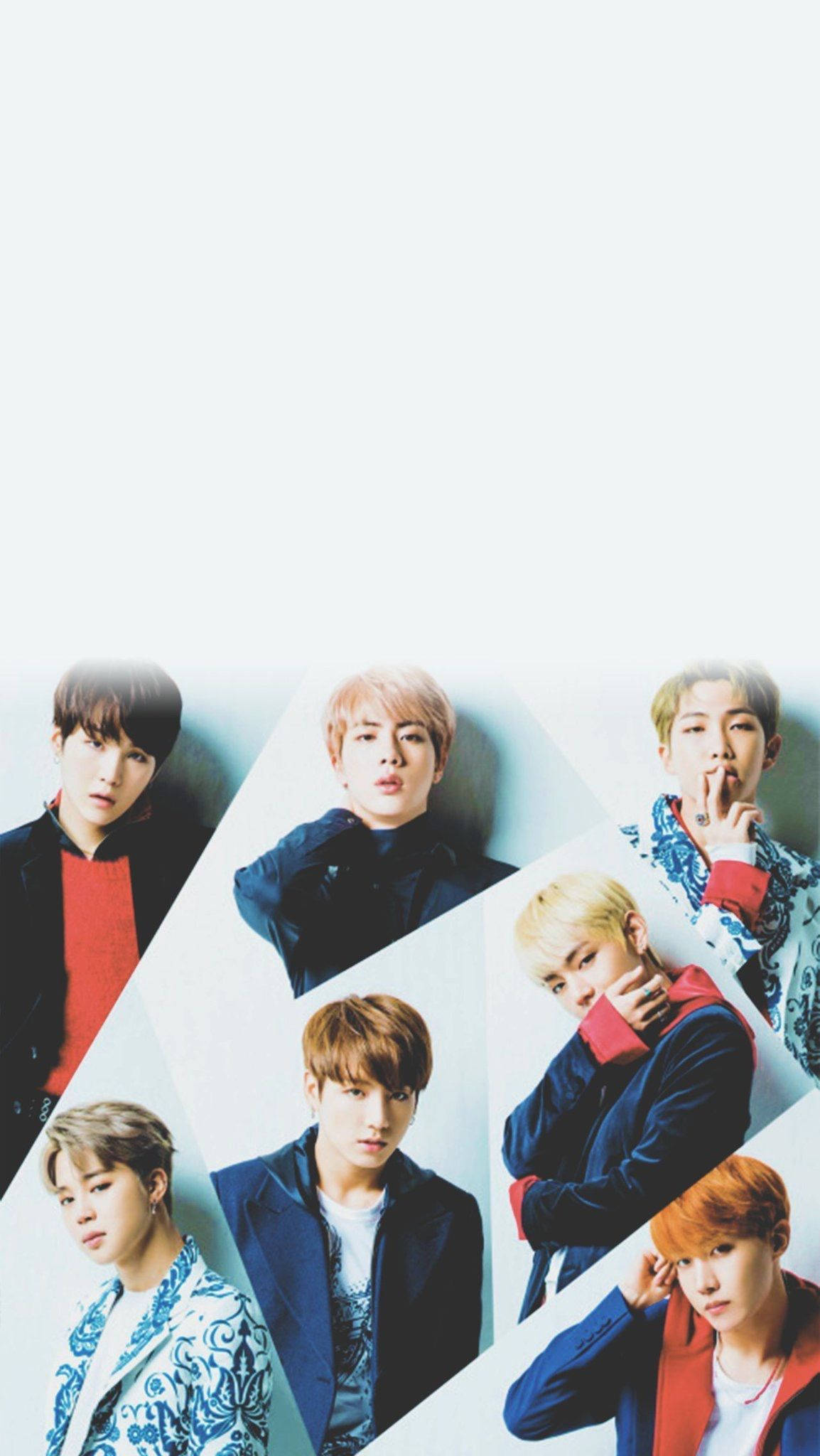 防弹少年团BTS手机锁屏精美拼贴 壁紙