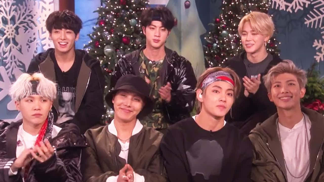 BTS聖誕訪談照片 壁紙