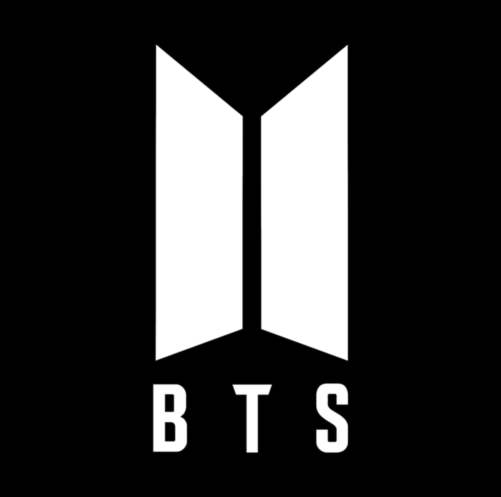BTS 標誌黑白款 壁紙