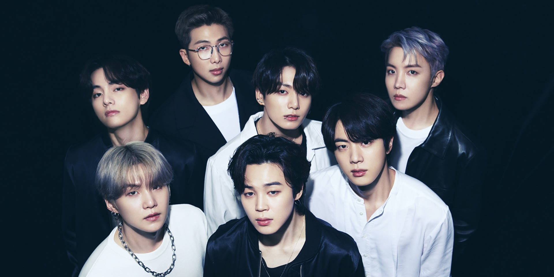 BTS 黑白风格桌面壁纸 壁紙
