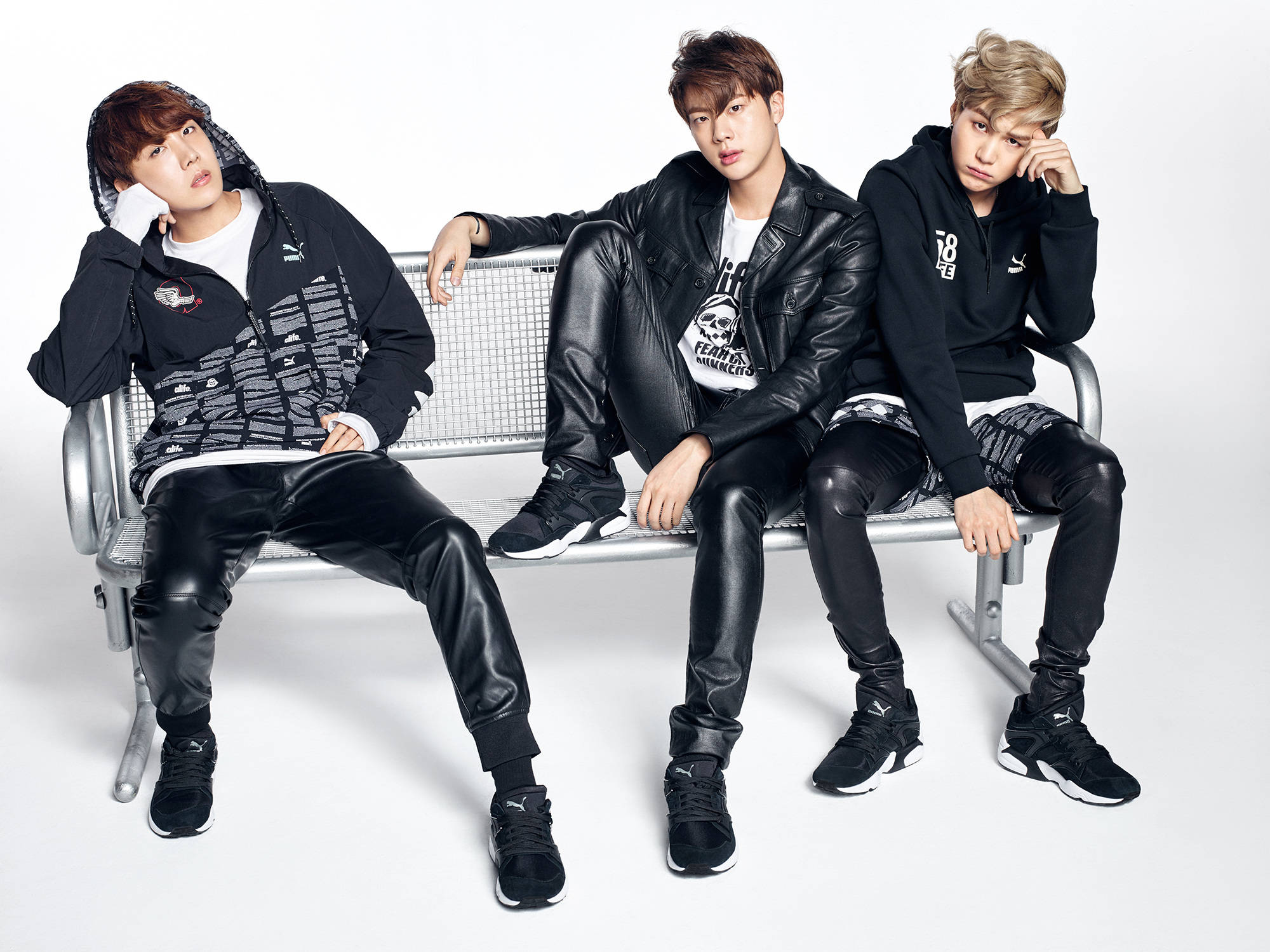 BTS 兄 Line 美學風格 壁紙